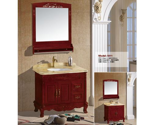 廠家批發(fā) 1011款洗臉盆洗漱臺組合柜