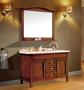 廠家批發(fā) A011-120 橡木浴室柜